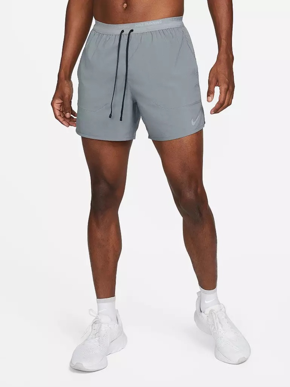 Nike Men's Dri-FIT Flex Stride 5” Shorts Smoke Grey Running Shorts Size XL